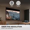 ViewSonic LX60HD LED Portable Projector w/ Built-in Google TV and Netflix, Auto Focus, Bluetooth, and Wi-Fi (Renewed) view 2