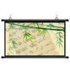 HVENNUXXG Indoor Outdoor Projector Screen, Portable Manual Pull-Down Projection Screen, 4K 4:3 16:9 HD Movie Screen for Home Theater Office Meeting Presentation(30 Inch 16:9) view 1