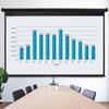 HVENNUXXG Indoor Outdoor Projector Screen, Portable Manual Pull-Down Projection Screen, 4K 4:3 16:9 HD Movie Screen for Home Theater Office Meeting Presentation(30 Inch 16:9) view 3