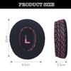 Aiivioll WH-CH710N Ear Pads Compatible with Sony WH-CH700N, WH-CH710N, WH-CH720N, ZX770BN Headphones Earpads with Ice Silk Cloth Ice Feel Gel and Memory Foam Ear Cushions (Black Pink/Print) view 4