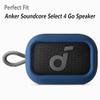 Geiomoo Silicone Case for Anker Select 4 Go Speaker, Protective Portable Scratch Shock Resistant Cover (Navy Blue) view 2