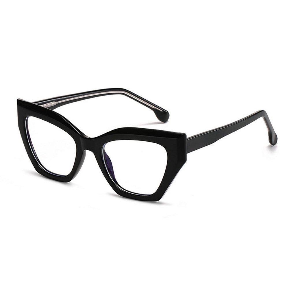 laureles Sexy Blue Light Blocking Cat Eye Reading Glasses for Women Readers Computer Magnifying Eyewear Frame (c1, +1.25 Magnification)