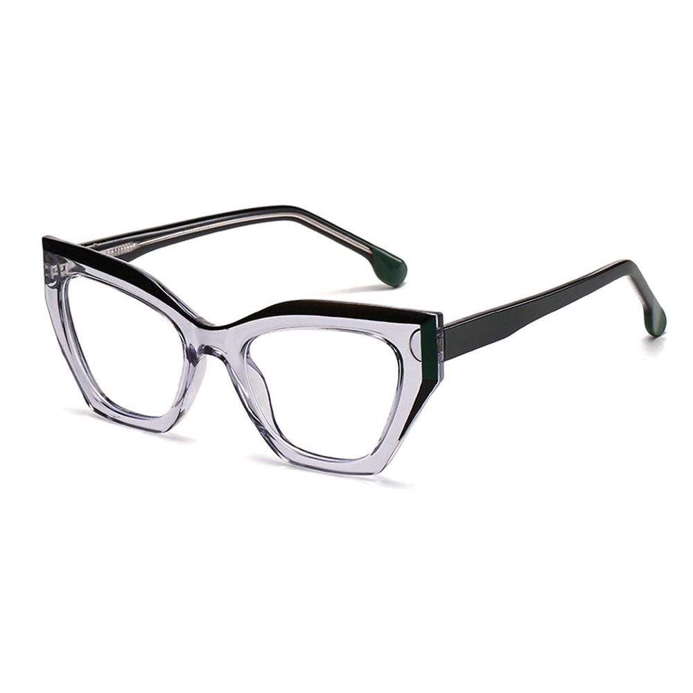 laureles Sexy Blue Light Blocking Cat Eye Reading Glasses for Women Readers Computer Magnifying Eyewear Frame (c2, +2.25 Magnification)