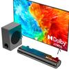 Hiwill 2.1CH Dolby Atmos Soundbar with Subwoofer, Home Theater Audio Sound Bar for Smart TV, Adjustable Treble and Bass, Clear Dialogue, HDMI eARC/ARC/Opt/BT/AUX, HiElite A21 view 1