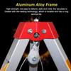QYQCXGL Confined Space Tripod Kit Heavy Duty Rescue Tripod System with Winch & Safety HarnessFoldable Confined Space Tripod for Wells Manhole Sewer Tunnels(1200LBS Winch+Safe Belt) view 4