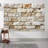 10x6.5 ft Jerusalem Stone Wall Backdrop Ancient Jerusalem Buildings Photo Backdrops Old City Jerusalem Israel Cityscape Photography Background Party Supplies Room Decor Banner Photo Booth Props view 2