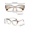 laureles Sexy Blue Light Blocking Cat Eye Reading Glasses for Women Readers Computer Magnifying Eyewear Frame (c4, +1.50 Magnification) view 4
