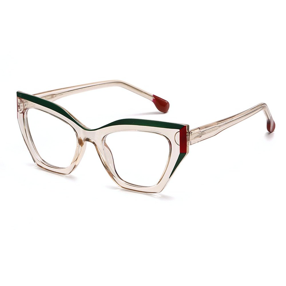 laureles Sexy Blue Light Blocking Cat Eye Reading Glasses for Women Readers Computer Magnifying Eyewear Frame (c3, +2.00 Magnification)