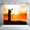 BELECO 15x10ft Fabric Yom Kippur Day Backdrop Jewish Man Blowing The Shofar Rosh Hashanah Background Jewish Religious Festival Party Decorations Banner Photoshoot Booth Studio Props view 3