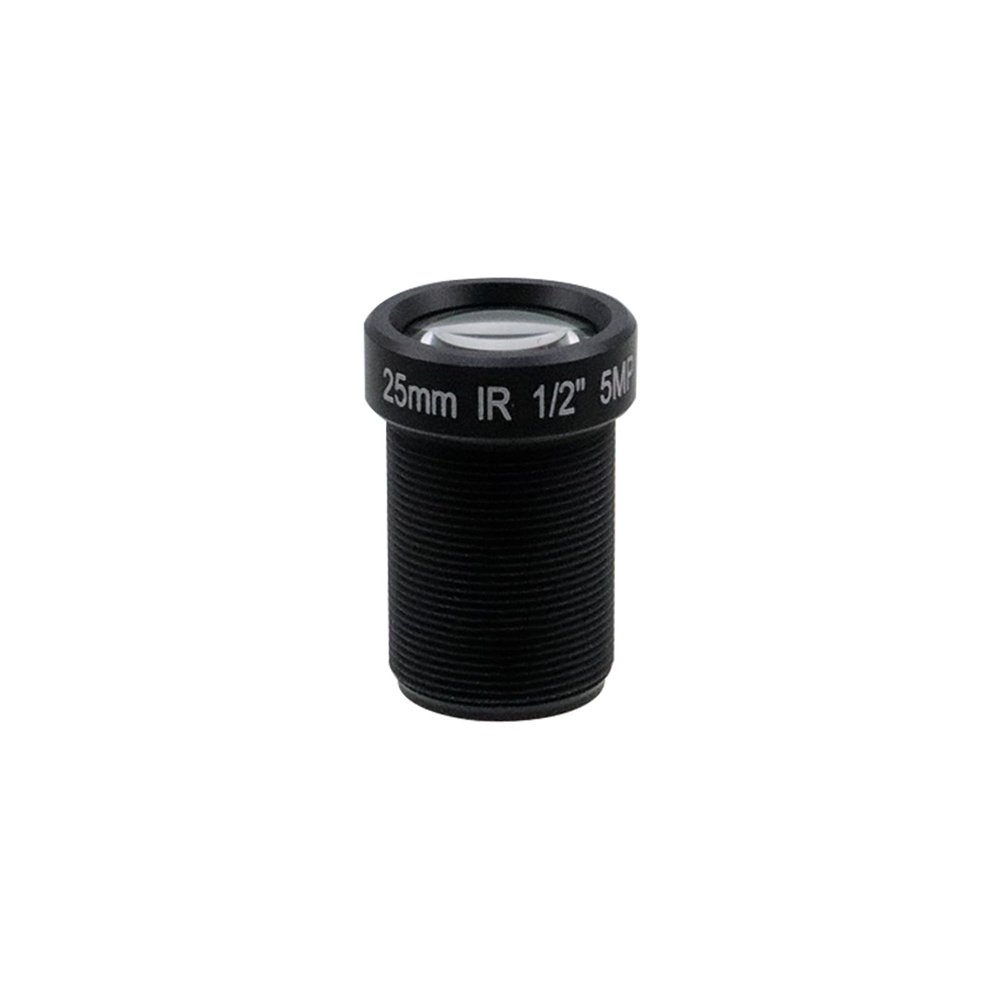 Dahszhi 25mm 5MP CCTV Camera Lens Super Clear,5MP HD CCTV Security Camera Wide Angle Lens,Standard M12 Screw Connector Camera Replacement Parts