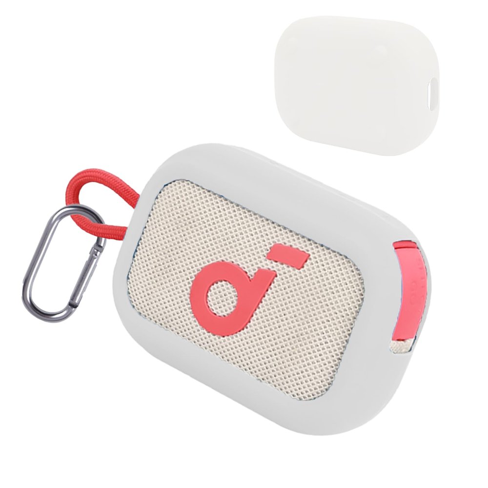 Case for Anker Soundcore Select 4 Go Bluetooth Speaker,NOUKAJU Silicone Protective Cover,Drop-Proof,Scratch-Proof,Shock-Proof,Dust-Proof,Protective Case for Soundcore Select 4 Go(White)