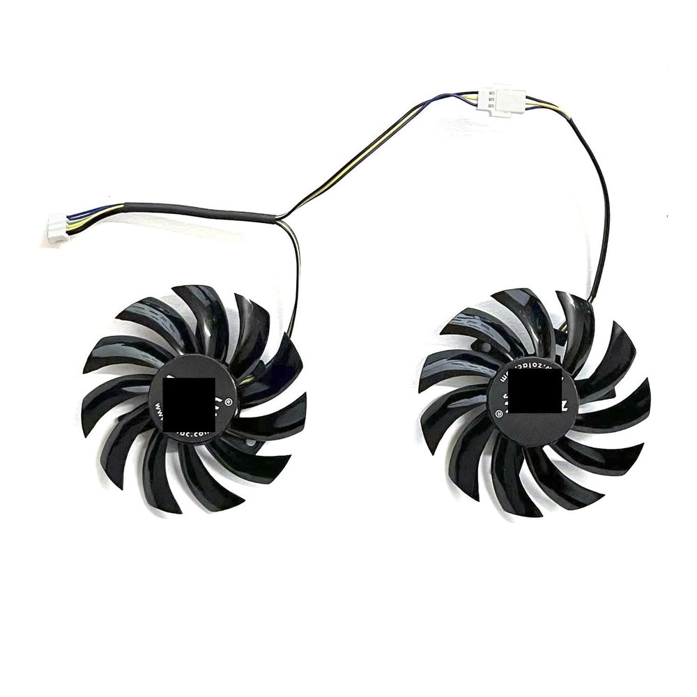 AYYDXRK 2FAN 75MM 4PIN Compatible with GTX660ti 660 650ti 560 AMP Graphics Card Replacement Fan