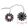 AYYDXRK 2FAN 75MM 4PIN Compatible with GTX660ti 660 650ti 560 AMP Graphics Card Replacement Fan view 3