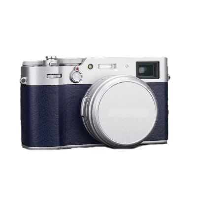 Anti-Scratch Camera Cover Skin Sticker for Fujifilm X100V Protector Vinyl Film Skin Protective Decoration(Leather Blue)