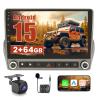 2+64GB Android 15 Car Stereo for Chevrolet Chevy Camaro 2008-2015 with Wireless CarPlay Android Auto, 9 Inch Touch Screen Car Radio for Chevy Camaro with GPS WiFi Bluetooth EQ 26UI Backup Camera view 1