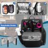 BAFASO Large Insulated Hairdresser Bag with 2 Removable Pouches, Black view 2