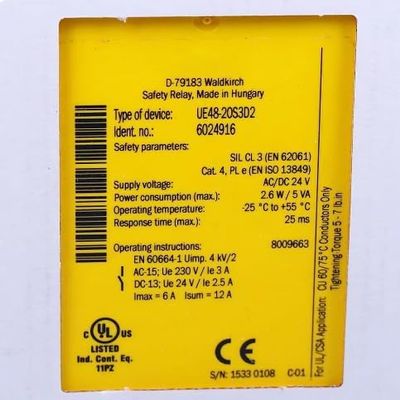 for Sick UE48-2OS3D2 6024916 24V Safety Module in Box