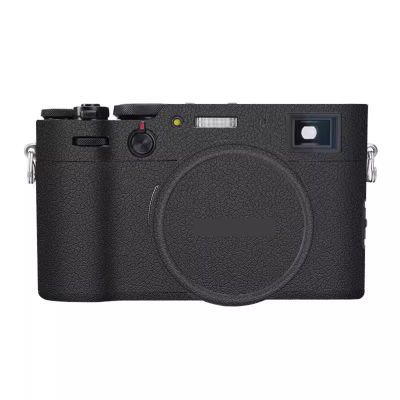 Anti-Scratch Camera Cover Skin Sticker for Fujifilm X100V Protector Vinyl Film Skin Protective Decoration(Leather Black)