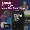 128GB MP3 Player with Bluetooth, Portable Music Player with Built-in Speaker view 3