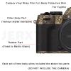 Anti-Scratch Camera Cover Skin Sticker for Fujifilm X-T50 Camera Protector Film Skin Decals(Wave Gold) view 2