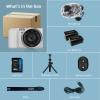 ORDRO 5K Digital Cameras for Photography - 64MP 12X Optical Zoom Travel Content Creator Camera & YouTube Vlogging Camera with Flip Screen, Microphone & Tripod Grip, 64GB Memory Card(White) view 4