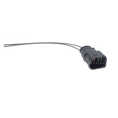1 Set 2 Pin 1jvw 3752 1j383852 1J0 973 752 Waterproof Car Fan Wiring Harness 1J0 973 852 Car Accessory Linker(Male 20cm wires)
