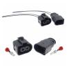 1 Set 2 Pin 1jvw 3752 1j383852 1J0 973 752 Waterproof Car Fan Wiring Harness 1J0 973 852 Car Accessory Linker(Male 20cm wires) view 2