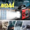 30000mAh Hand Crank Emergency Radio - Solar Portable Weather Radio AM FM NOAA with 3 Mode Flashlight & Reading Lamp, Headphone Jack, Cell Phone Charger, SOS for Emergency, Red view 3