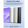 60/72/84/92inch Manual Pull-Down Projector Screen, Roll-Down Retractable Manual Projection Screen with Auto-Locking, Adjustable Screen Height, Portable Outdoor Movie Screen(92in,16:9) view 2