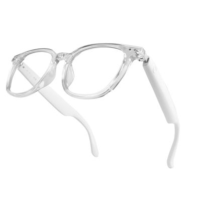 Xmenha Music Smart Glasses For Women Men Bluetooth Audio Glasses Headphones With Speakers Open Ear Headphones Bone Conduction Earbuds Bluetooth Eyeglasses Smart Glass