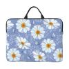 Chrysanthemum Blue Print Laptop Sleeve,Laptop Case With Handle,14 Inch Fashion Laptop Case Bag,Travel Computer Bag view 1