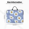Chrysanthemum Blue Print Laptop Sleeve,Laptop Case With Handle,14 Inch Fashion Laptop Case Bag,Travel Computer Bag view 4