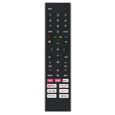 Replacement ERF3A80 Remote Control Infared Commander Compatible with Hisense Smart Android TV 55A6G 50A6G 75A6G 60A6G 70A6G 43A6G 65A6G 50A68G 65A68G 85A68G 55A68G 43A68G 75A68G 43A6GTUK 65A6GTUK