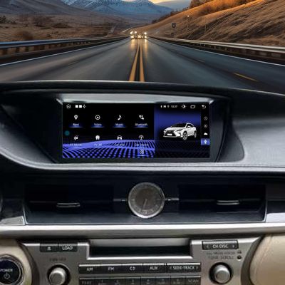 10.25 Inch Android 13 Car Radio for Lexus ES ES350 ES300H 2013-2016 Car Stereo Upgrade CarPlay Android Auto GPS Navigation Audio Multimedia Player (Right Drive, 8-128GB CarPlay)