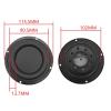 2 Pack 2"/3"/4" 52mm 78mm 105mm Woofer Vibrating Membrane Iron Rubber Vibration Diaphragm Plate Replacement Passive Radiator Film Bass Speaker Subwoofer Loudspeaker Audio Repair (2pcs/4inch(round)) view 2