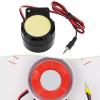 The Lord of the Tools 2pcs DC 12V 120DB Indoor Siren Wired Mini Siren Horn Siren with 3.5mm Jack Connector Compatible with GSM Alarm Home Safe Alarm view 3