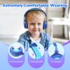 EarFun S1 Kids Headphones, Foldable Wired Headphones for Kids, 85dB Volume Limit, Stereo Sound, Adjustable Headband, Portable Lightweight On-Ear Headphone for School/Travel/Boys/Girls (Blue&Pink) view 4