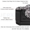 Anti-Scratch Camera Skin Wrap Sticker Coat Vinly Protective Film Body Protector Decals Cover for Canon EOS R3(Wave Gold) view 2