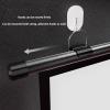 4:3/16:9 HD Manual Projector Screen, Portable Pull Down Projector Screen, 4K HD Ceiling Wall Mount White Portable Projection Screen For Home Theater Cinema Office Movie TV Game,30" , 40" , 50" , 60" , view 3