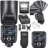 GODOX V100 C Godox Flash for Canon - 100Ws TTL Flash for Canon EOS Cameras, Touchscreen Control, 400-Full-Power-Flashes, 1.7s Recycle Time, 2.4G Wireless with External-Flash view 1