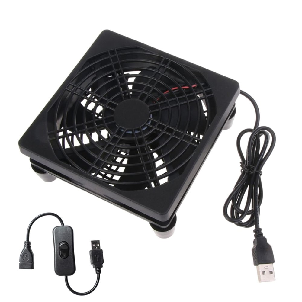 120mm Cooling Fan Router Cooling Fan for Computer Cases Mining Rig CPU Coolers Computer Fan 5V USB Powerd