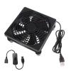 120mm Cooling Fan Router Cooling Fan for Computer Cases Mining Rig CPU Coolers Computer Fan 5V USB Powerd view 1