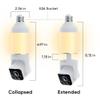WYZE Bulb Cam Security Camera, 2K HD Outdoor Light Bulb Camera, Color Night Vision, Dimmable LED Bulb, Motion Detection, Siren Alarm, Works w/Alexa/Google Assistant. Free Expert Support view 2