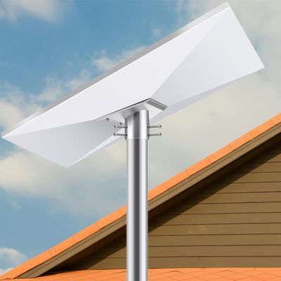 Heavy-Duty Starlink Gen 3 Mount Adapter, Blizzard-Resistant Aluminum Alloy, Fits Most Poles, Compatible with STARLINK Standard Dish, V3 Kickstand Dishy, Universal Pole Adapter Kit for Roof Wall RV