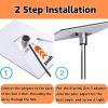 Heavy-Duty Starlink Gen 3 Mount Adapter, Blizzard-Resistant Aluminum Alloy, Fits Most Poles, Compatible with STARLINK Standard Dish, V3 Kickstand Dishy, Universal Pole Adapter Kit for Roof Wall RV view 4
