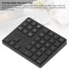 Bluetooth Number Pad, Aluminum Rechargeable Wir eless Numeric Keypad Slim 35 Keys External Numpad Keyboard Data Entry for Laptop Home Business Work view 4