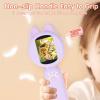 Kids Microscope HD IPS Screen 3 Gears LED Light Brightness Portable Handheld Magnifying Glass Kids Pocket Microscope Kid Mini Scope Kids Digital Microscope (Purple) view 2