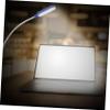 CONGARTENO 2pcs Portable USB Mini Laptop Lamp with Flexible Neck for Reading Study and Travel Compact Eye-Caring Led Light for Home Office and Camping Lightweight and Design view 3