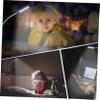 CONGARTENO 2pcs Portable USB Mini Laptop Lamp with Flexible Neck for Reading Study and Travel Compact Eye-Caring Led Light for Home Office and Camping Lightweight and Design view 4