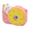 BTSEURY Digital Video Camera, Dual Lens 1080P Digital Camera, Auto Focus Compact Small Camera Play Music Games with Various Filters Cartoon Photo Frames Shockproof (Pink) view 1